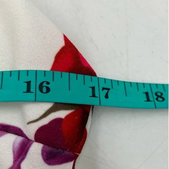 Brand New Floral Sleeveless Dress - Red and Pink Size 8 - Picture 11 of 12